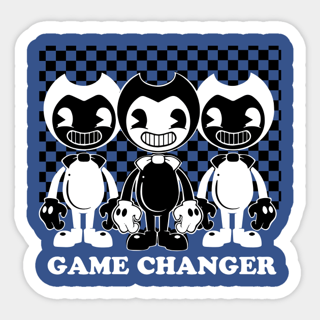 Ink Machine Boys Bendy Game Changer. Sticker by Mendozab Angelob